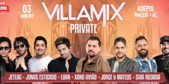 Jorge e Matheus, Xand Avião e Luan Santana agitam o Festival Villa Mix Maceió