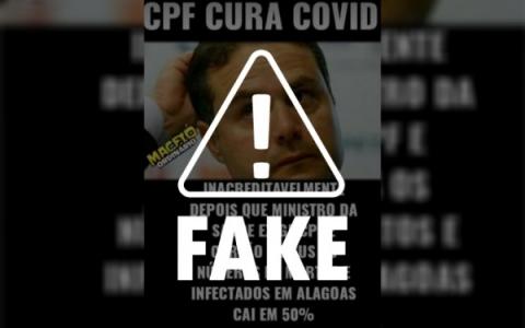 É falso que casos de Covid caíram 50% em AL após exigências do Ministério da Saúde