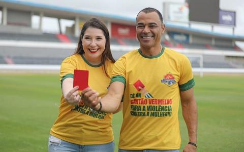 Associação AME e ex-jogador Cafu lançam em Alagoas campanha de combate à violência doméstica