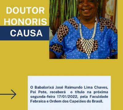 A FACULDADE FEBRAICA DO BRASIL e a Ordem dos Capelãs do Brasil, RESOLVE OUTORGA-LOS DOUTORES