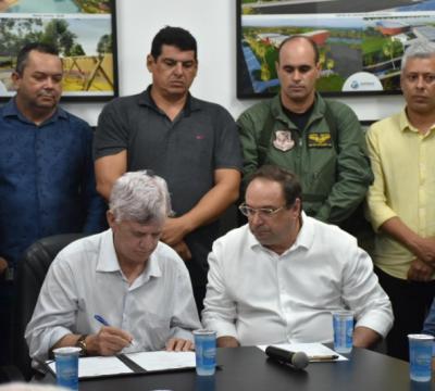 GOVERNADOR ASSINA ORDEM DE SERVIÇO PARA RECUPERAÇÃO DO AEROPORTO DE ARAPIRACA