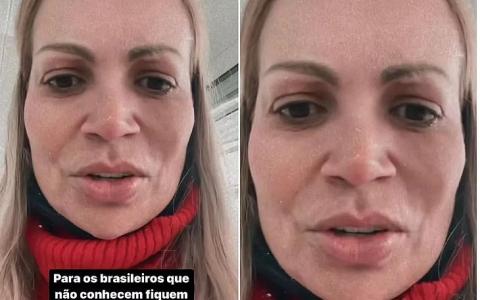 Solange Almeida é vítima de furto durante passeio com a família na Itália