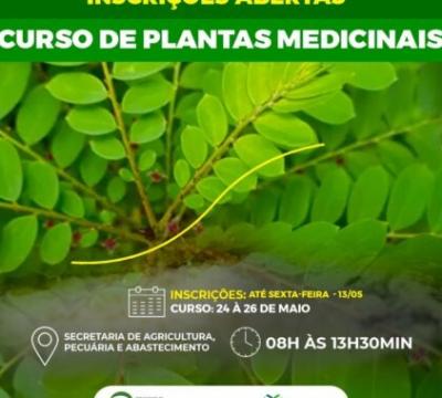 Prefeitura de Piaçabuçu abre inscrições para Curso Profissionalizante de Plantas Medicinais