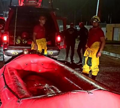 Corpo de Bombeiros registra 11 ocorrências e mais de 100 pessoas retiradas de área de risco por causa das chuvas