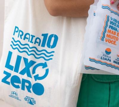 Desenvolvimento Sustentável participa do Projeto Praia 10 Lixo Zero, na Ponta Verde