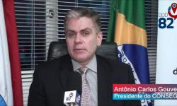 Presidente do Conseg Antônio Carlos Gouveia foi entrevistado pelo repórter Alexandre Prado DDD82